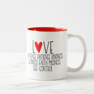 Tasse 2 Couleurs "Les fruits de l'Esprit de l'Éternel"  