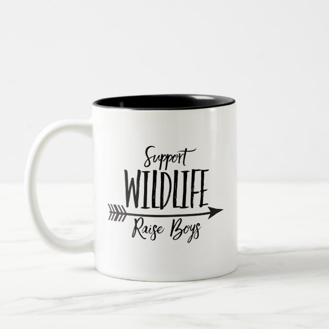 Tasse 2 Couleurs Les garçons d'augmenter de faune de soutien (Gauche)