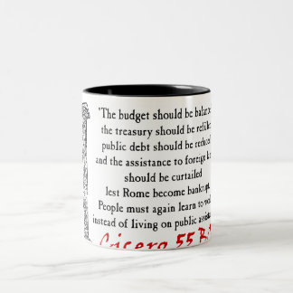 Tasse 2 Couleurs Les gens doivent travailler - Cicero