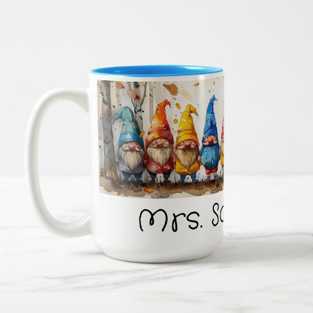 Tasse 2 Couleurs Les Gnomes dans le bus (Gauche)