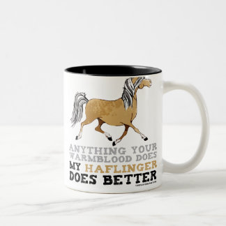 Tasse 2 Couleurs Les Haflingers le font mieux