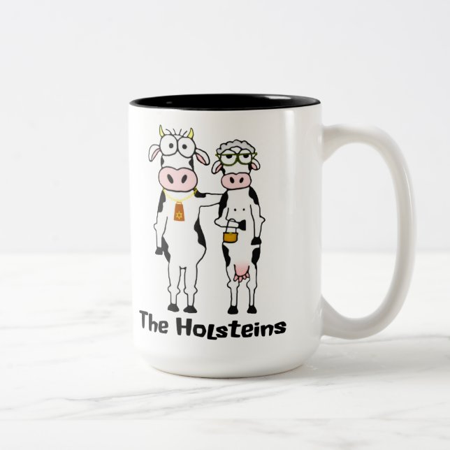 Tasse 2 Couleurs Les Holsteins (Droit)