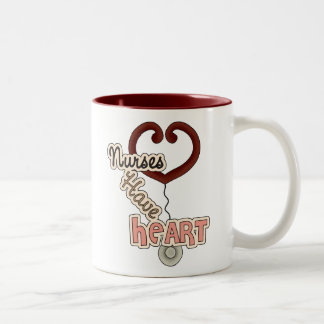 Tasse 2 Couleurs Les infirmières de stéthoscope ont le T-shirts et