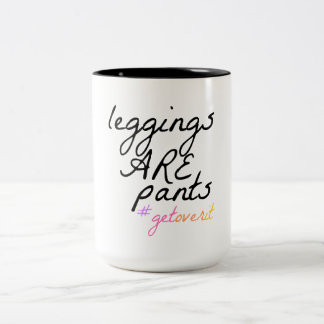 Tasse 2 Couleurs Les jambes sont des pantalons
