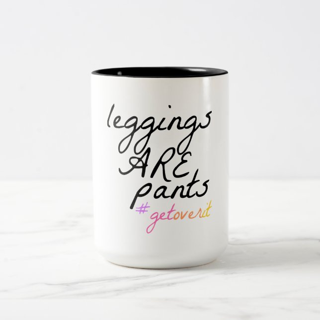 Tasse 2 Couleurs Les jambes sont des pantalons (Centre)
