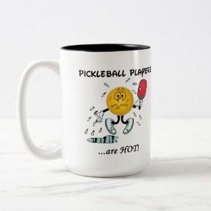 Tasse 2 Couleurs Les joueurs de Pickleball sont chauds
