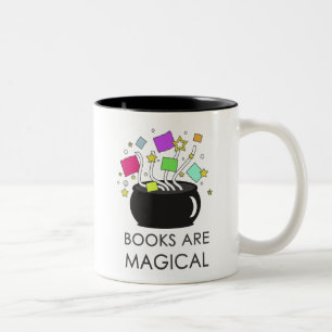 Tasse 2 Couleurs Les livres sont magiques