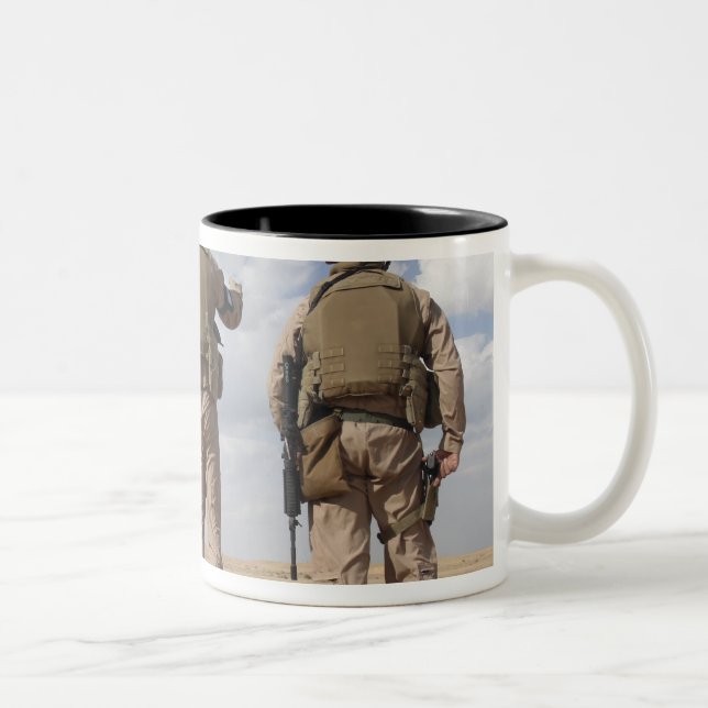 Tasse 2 Couleurs Les marines cherchent l'horizon de l'activité insu (Droit)