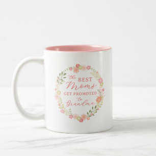 Tasse 2 Couleurs Les meilleures mamans sont promues à grand-mère