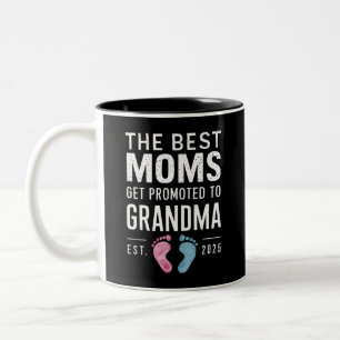 Tasse 2 Couleurs Les Meilleures Moms Sont Promues À Grandma Est 202