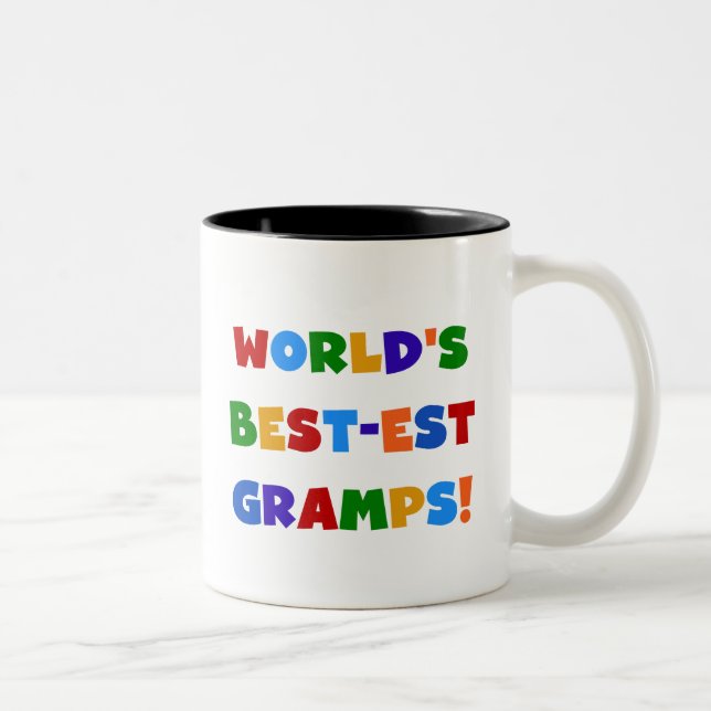 Tasse 2 Couleurs Les meilleurs cadeaux du papy du monde lumineux de (Droit)