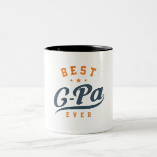 Tasse 2 Couleurs Les Mens Meilleur G-Pa Jamais Amusant Grand-Père