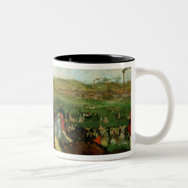 Tasse 2 Couleurs Les messieurs d'Edgar Degas | emballent, avant le (Droit)