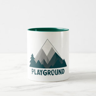 Tasse 2 Couleurs Les Montagnes Sont Mon Aire De Jeu
