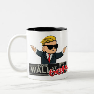 Tasse 2 Couleurs Les paris de Wall Street