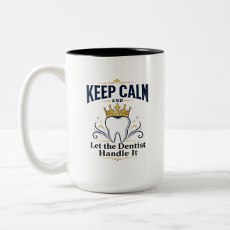 Tasse 2 Couleurs Les patients du dentiste restent calmes