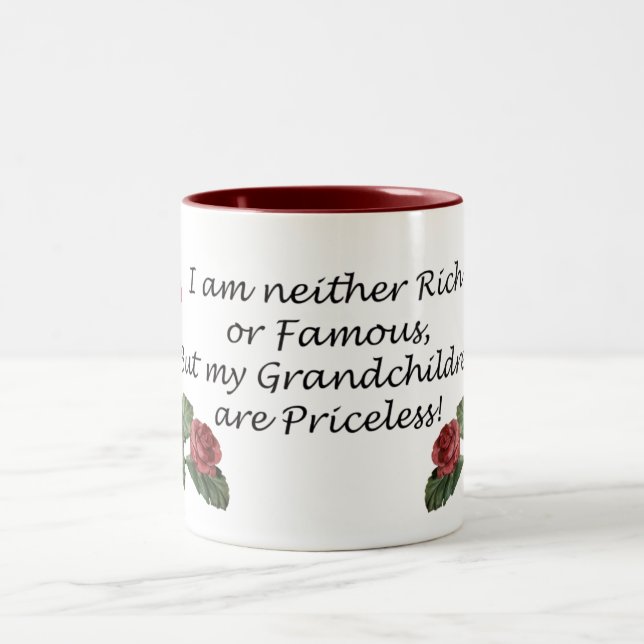 Tasse 2 Couleurs Les petits-enfants sont inestimables (Centre)