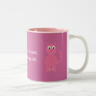 Tasse 2 Couleurs Les plus amour d'I mon rose personnalisable de