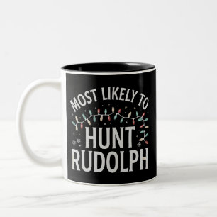 Tasse 2 Couleurs Les Plus Susceptibles De Chasser Rudolph Correspon