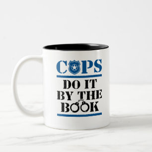 Tasse 2 Couleurs Les Policiers Le Font Par La Police Du Livre