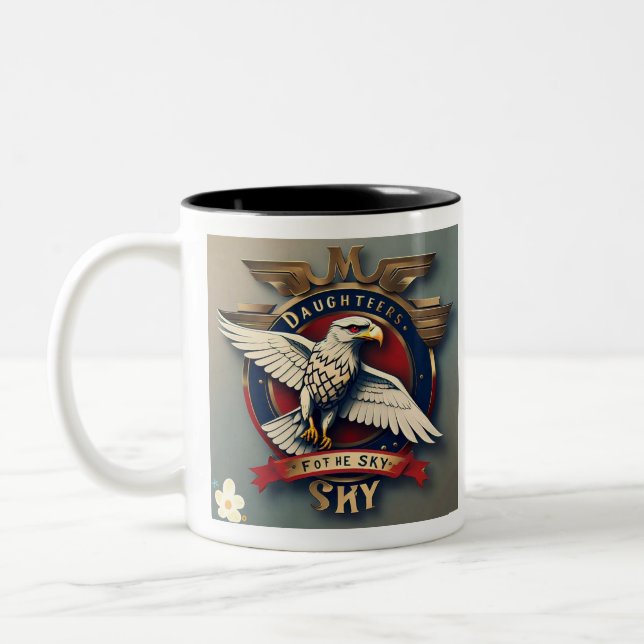 Tasse 2 Couleurs "Les principales dames de l'aviation" (Gauche)