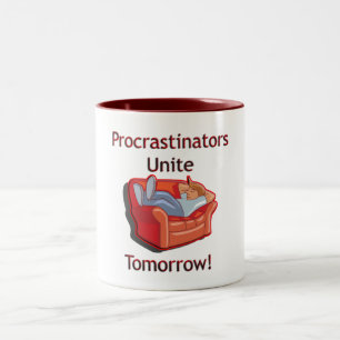 Tasse 2 Couleurs Les Procrastinators unissent