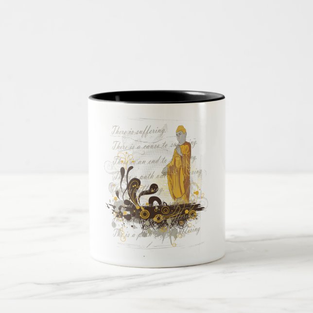 Tasse 2 Couleurs Les quatre vérités nobles (Centre)