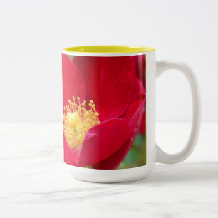 Tasse 2 Couleurs Les roses sont de la Musique Rouge