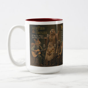 Tasse 2 Couleurs Les Tantes et les Oncles : une parodie