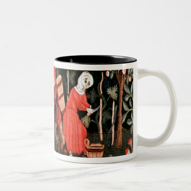 Tasse 2 Couleurs Les travaux des mois, d'Alsace (Droit)