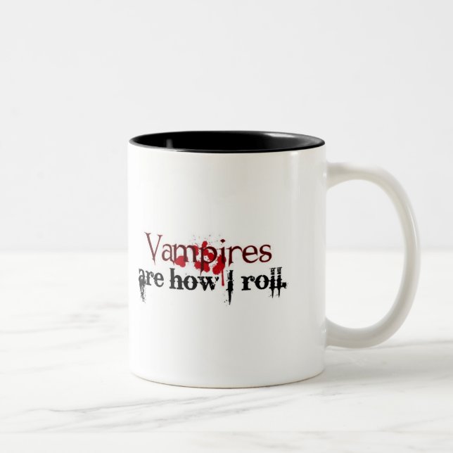 Tasse 2 Couleurs Les vampires sont comment je roule (Droit)