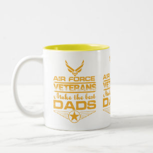 Tasse 2 Couleurs Les vétérans de l'armée de l'air font les meilleur