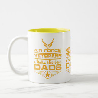 Tasse 2 Couleurs Les vétérans de l'armée de l'air font les meilleur