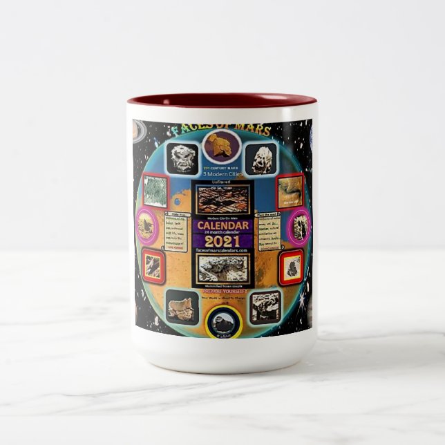 Tasse 2 Couleurs Les visages de Mar (Centre)