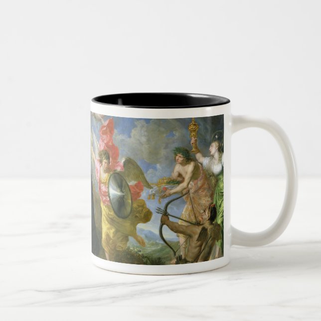Tasse 2 Couleurs Les voeux du saint Aloysius de Gonzaga (Droit)
