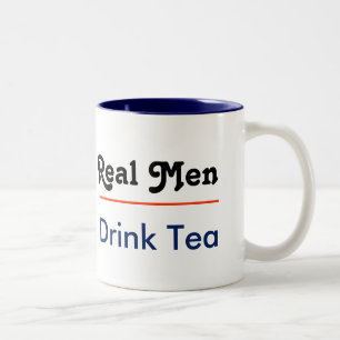 Tasse 2 Couleurs Les vrais hommes boivent du thé