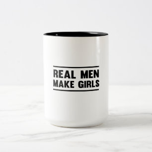 Tasse 2 Couleurs Les vrais hommes font des filles