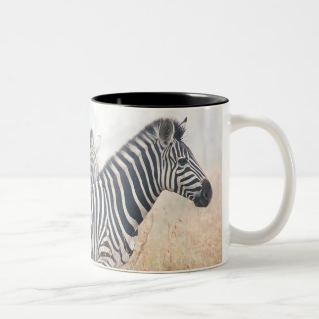 Tasse 2 Couleurs Les zèbres dans le début de la matinée (Droit)