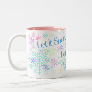 Tasse 2 Couleurs Let It Snow!