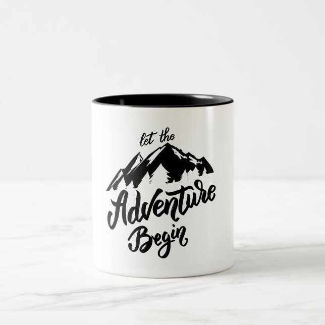 Tasse 2 Couleurs let the adventure begin  (Centre)