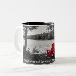 Tasse 2 Couleurs L'été et la vie est facile