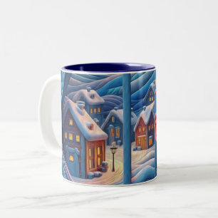 Tasse 2 Couleurs L'étreinte de l'hiver