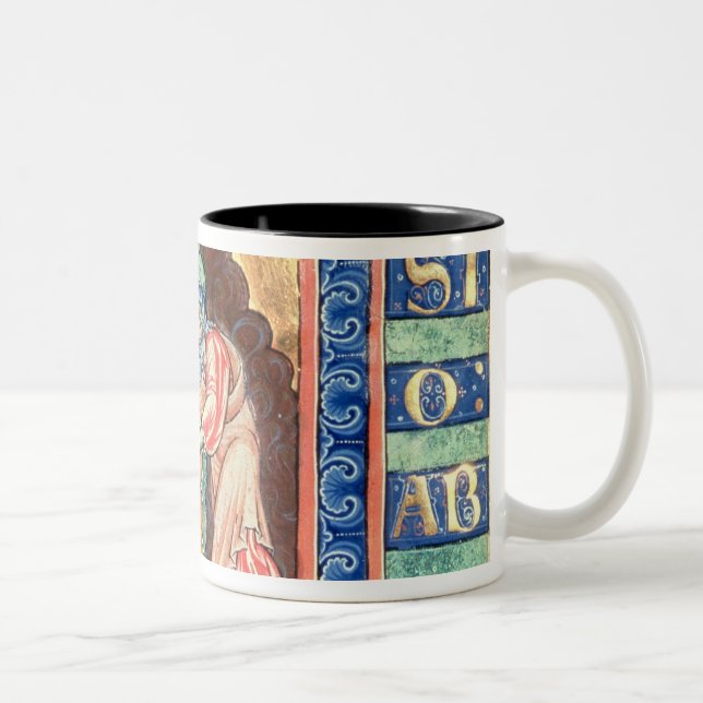 Tasse 2 Couleurs Lettre initiale "V" Visio Abdie (Droit)