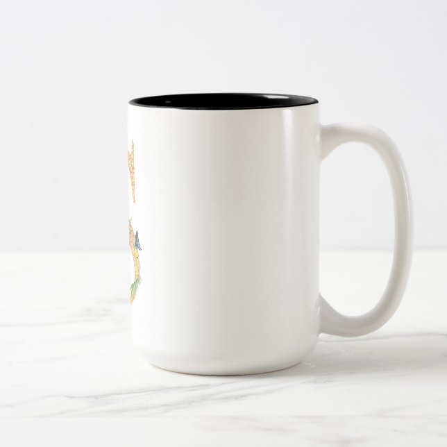 Tasse 2 Couleurs Lettre s (Droit)