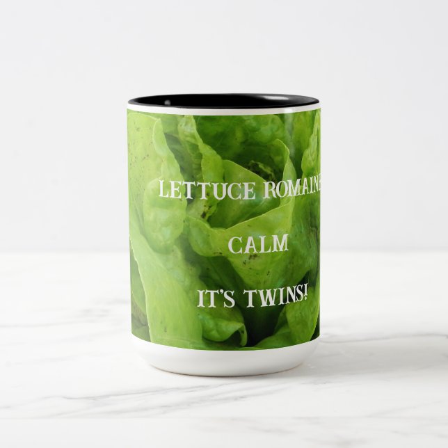 Tasse 2 Couleurs Lettuce Romaine Calme (Centre)
