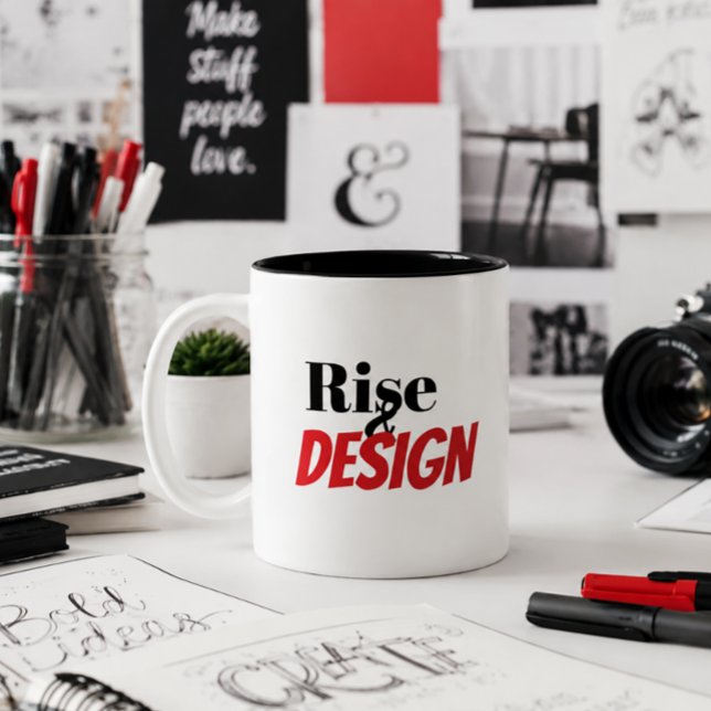 Tasse 2 Couleurs Lever & Créer (Créateur téléchargé)