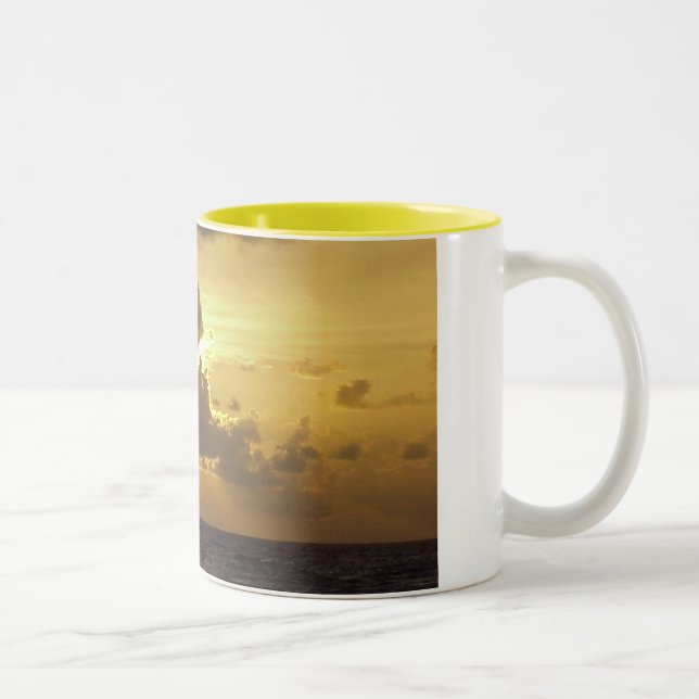 Tasse 2 Couleurs Lever de soleil (Droit)