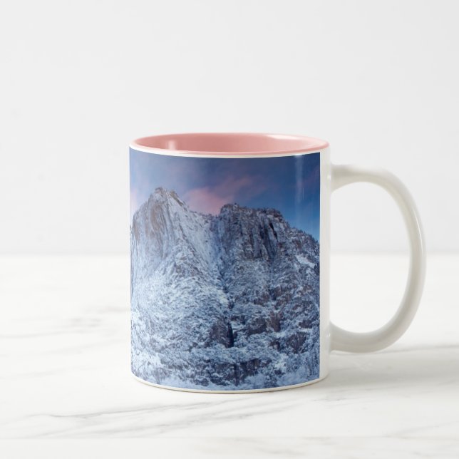 Tasse 2 Couleurs Lever de soleil de Yosemite Falls (Droit)