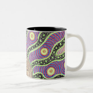 Tasse 2 Couleurs lever de soleil indigène