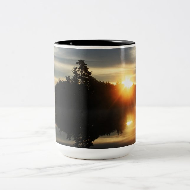 Tasse 2 Couleurs lever de soleil parfait (Centre)